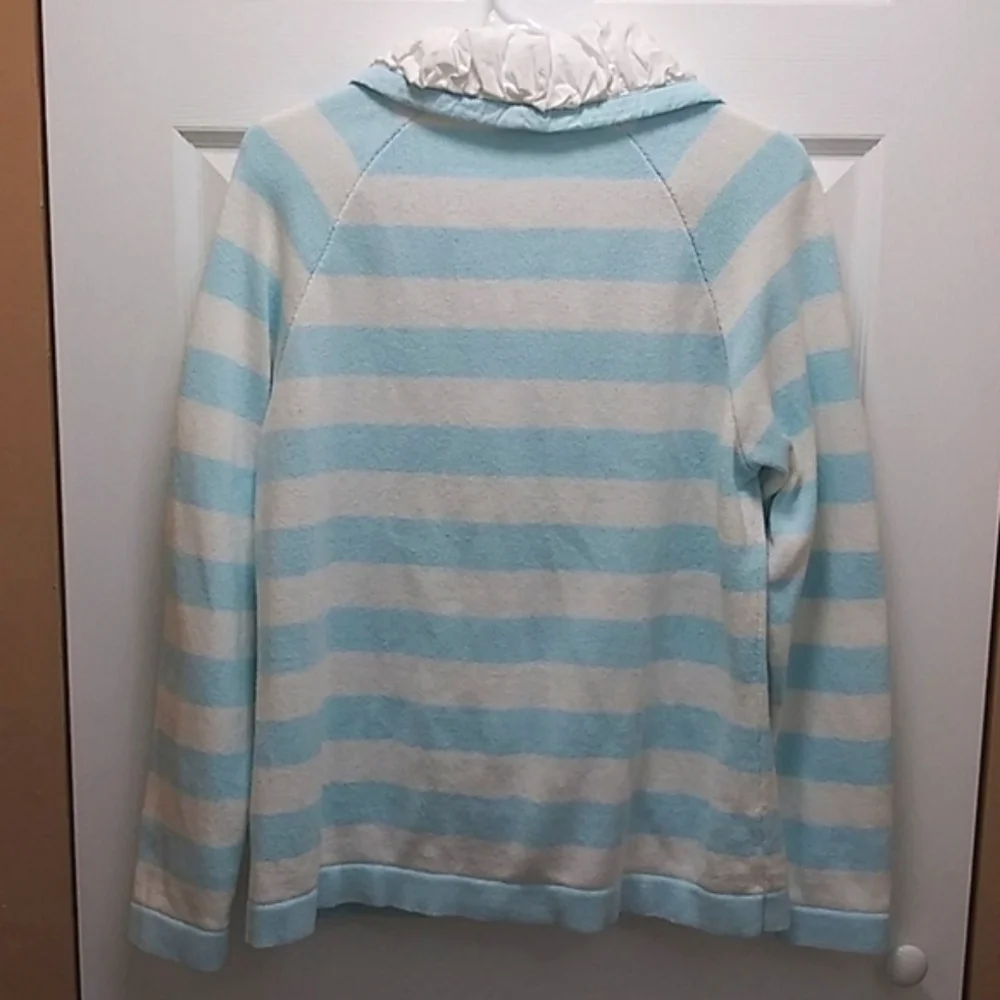 Blue Willi's‎ Denmark Striped Button-up Sweater